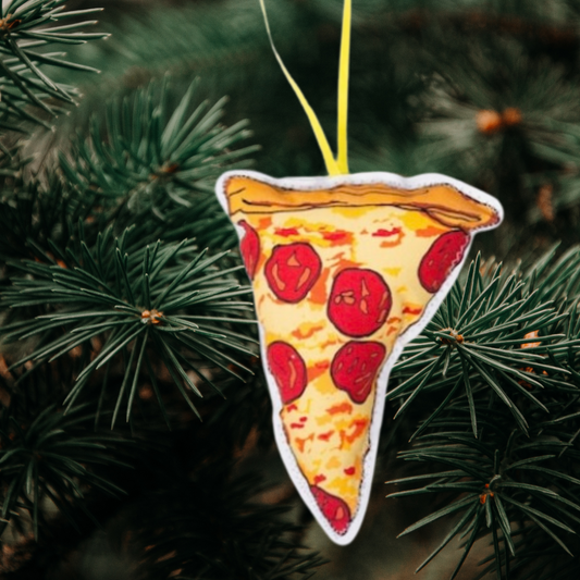 Vanier 'Louis Pizza' Slice Holiday Ornament